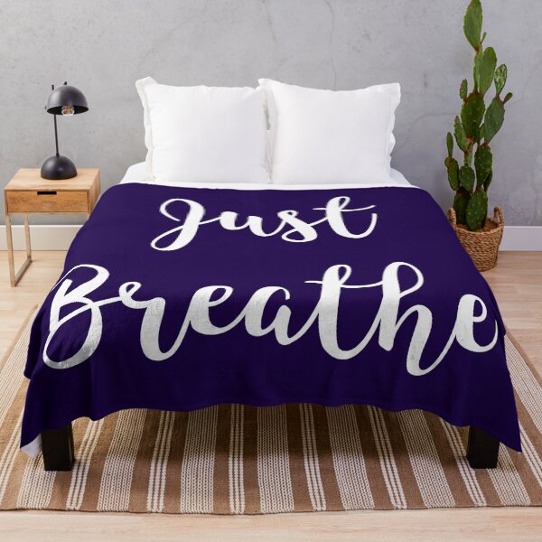 Item preview, Just Breathe Yoga Gift designed and sold by CatArtStore.