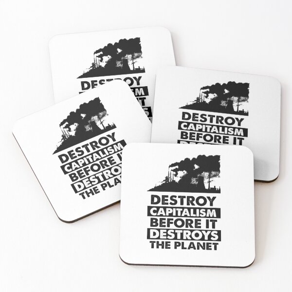 Item preview, Destroy Capitalism Before It Destroys The Planet designed and sold by FightCommodity.