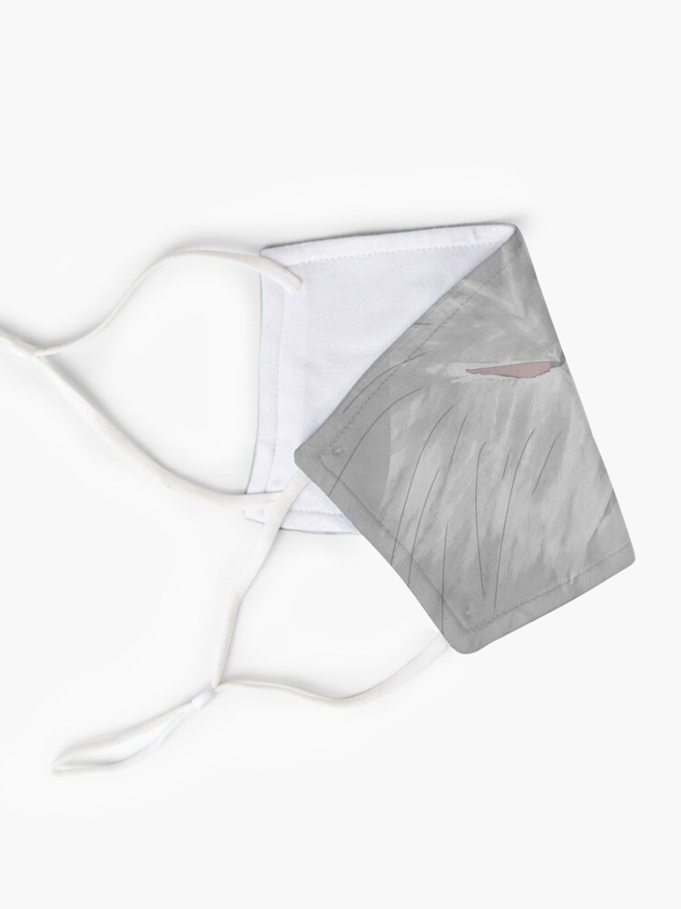 Alternate view of Fluffy Bunny White Face Mask Mask