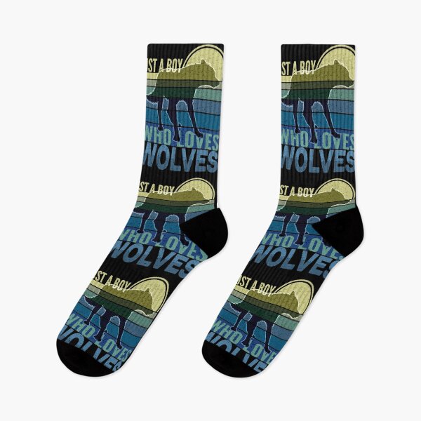 Item preview, Just A Boy Who Loves Wolves designed and sold by SUNarea.