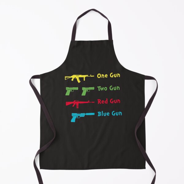 Item preview, One Gun Two Gun Red Gun Blue Gun designed and sold by gkao.