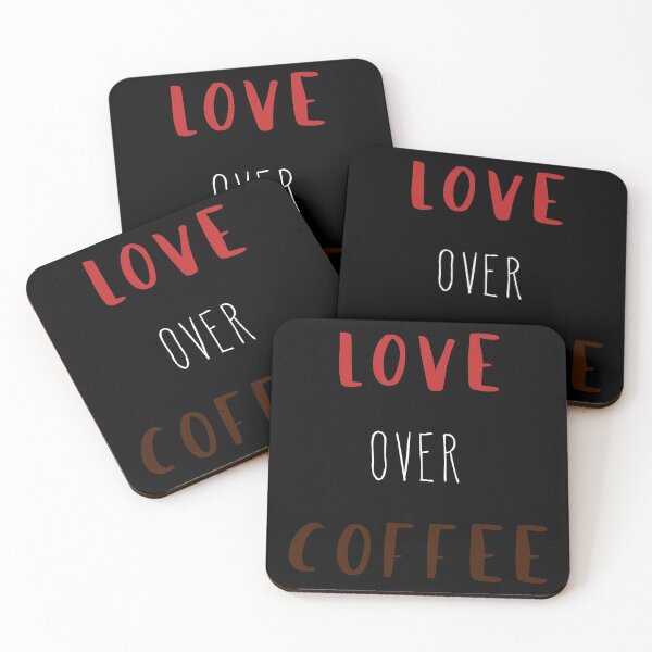 Item preview, Love Over Coffee designed and sold by luciferado.