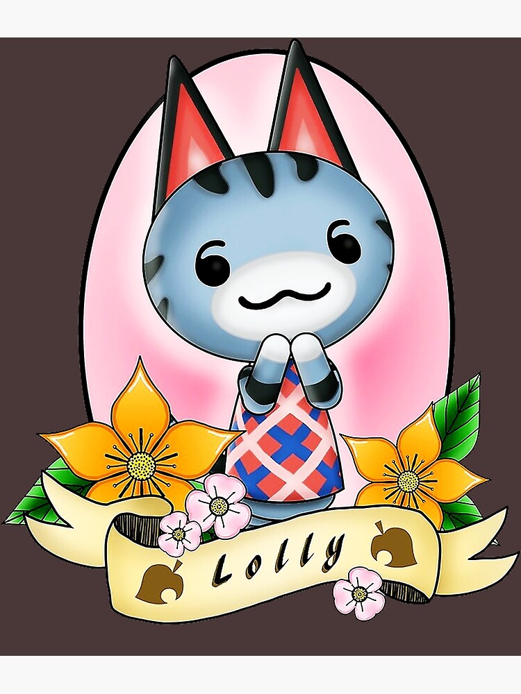 "lolly cat cartoon art" Poster for Sale by wrightjuan | Redbubble