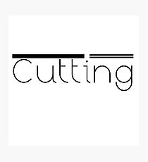 Cutting Photographic Print