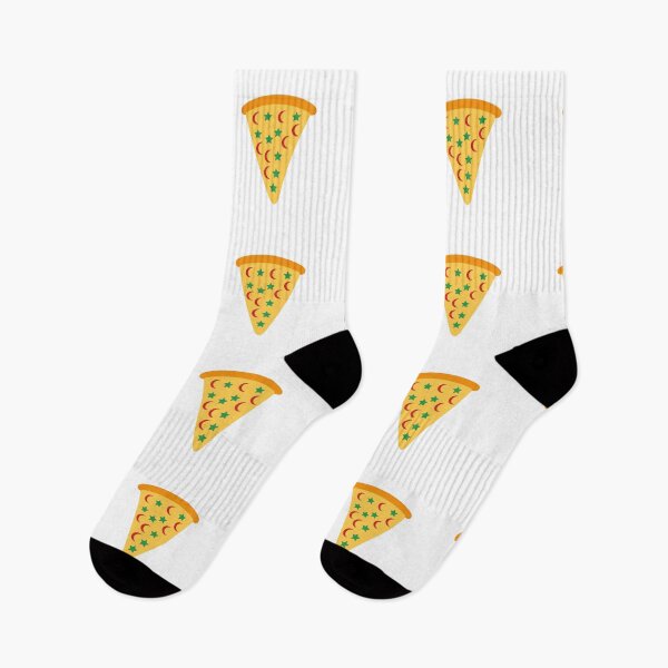 Item preview, Nighttime Crescent Moon and Star Pizza designed and sold by ShaunSandhu.