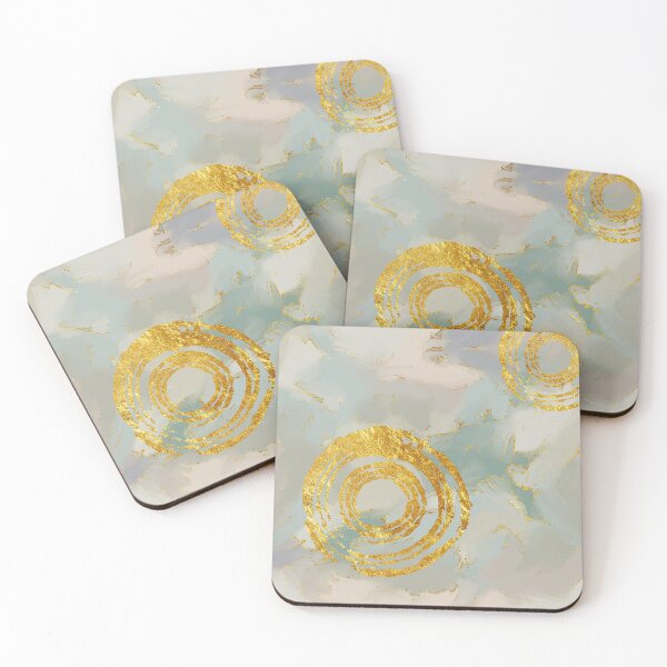 Item preview, Golden Circles Abstract Art Design designed and sold by NancyMerkle.