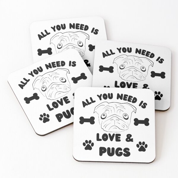 Item preview, All you need is Love & Pugs designed and sold by OMdesigns93.