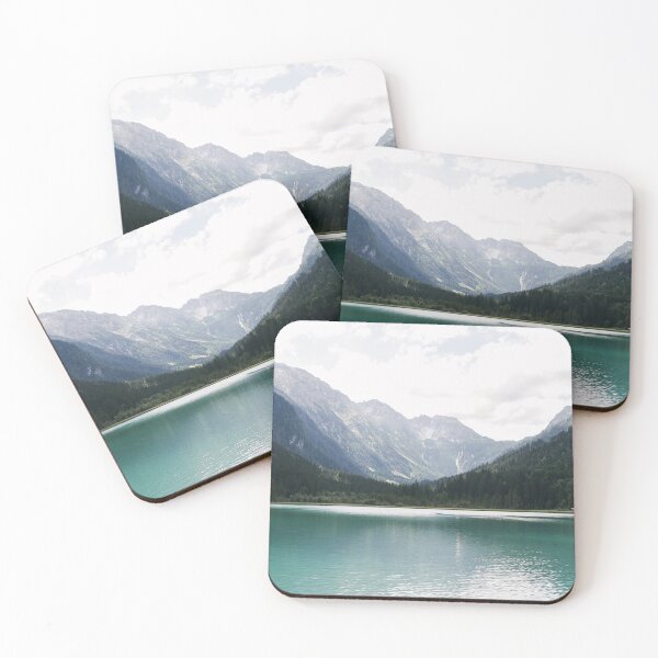 Item preview, Beautiful lake in Austria | Jägersee | Mountains | Turquoise Water designed and sold by MirjamBroekhof.