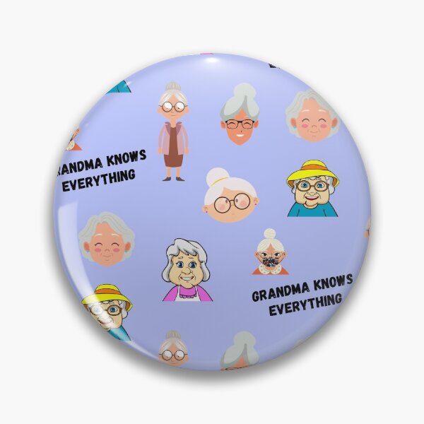 Item preview, grandma knows everything designed and sold by Zaibo.