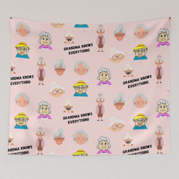 Item preview, grandma knows everything designed and sold by Zaibo.