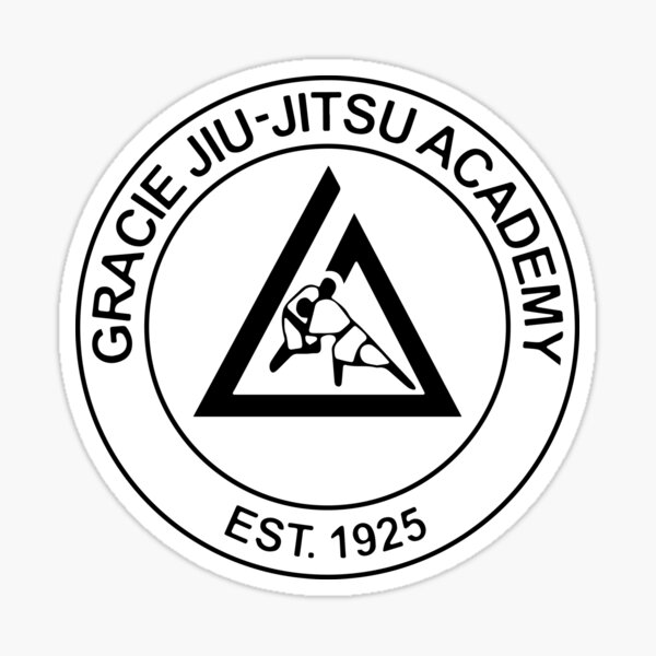 Gracie Jiu Jitsu Academy Sticker