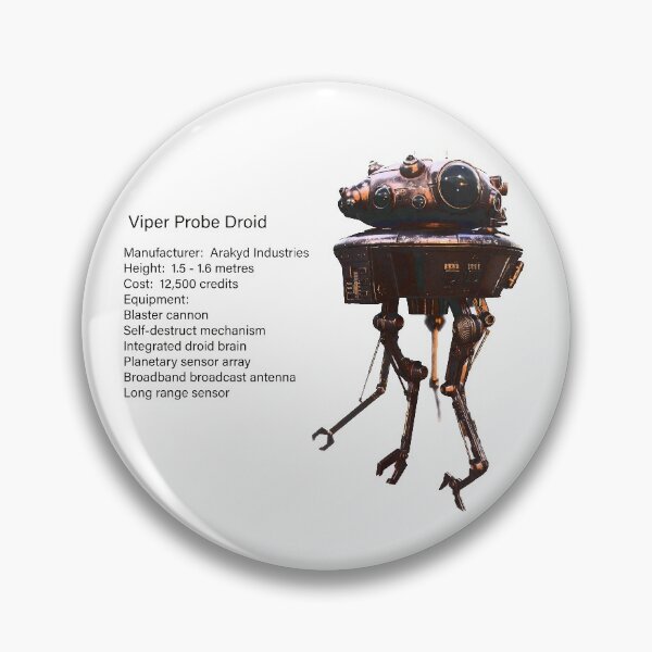Artikelvorschau, Viper Probe Droid - Episode V. entworfen und verkauft von Jen K Wilson.