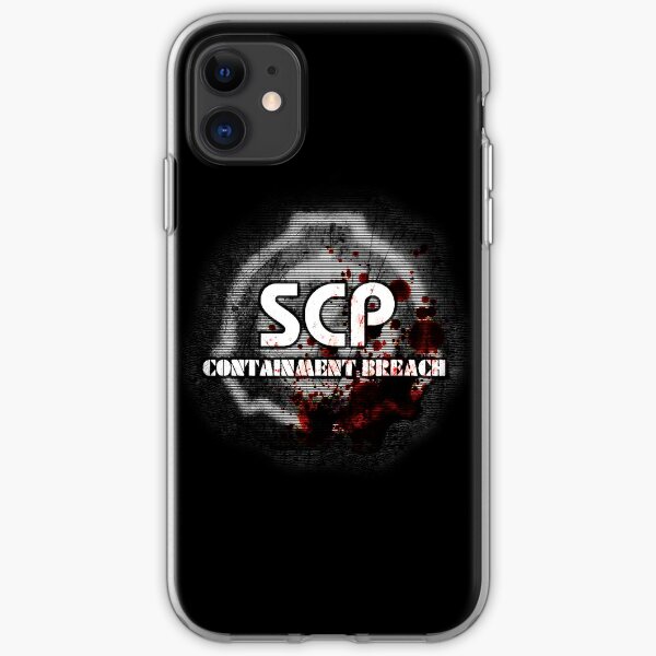 Scp Iphone Cases Covers Redbubble - roblox gameplay containment breach new badge halloween and others