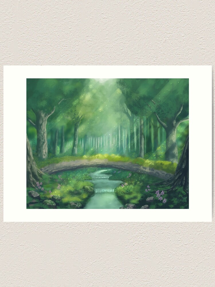 Ocarina of Time Lost Woods Artwork