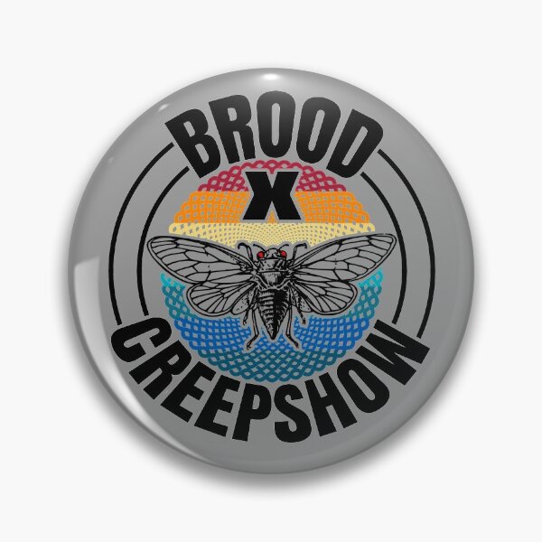 Artikelvorschau, Cicada Brood X Creepshow Cicada Invasion 2021 entworfen und verkauft von CharJens.