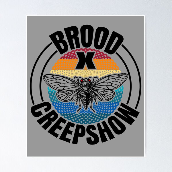 Item preview, Cicada Brood X Creepshow Cicada Invasion 2021 designed and sold by CharJens.