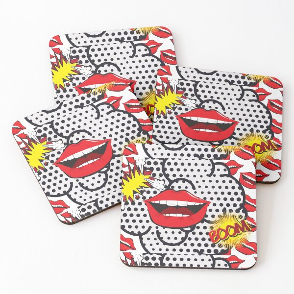 Item preview, BOOM Pop Art Lips designed and sold by OMdesign10.