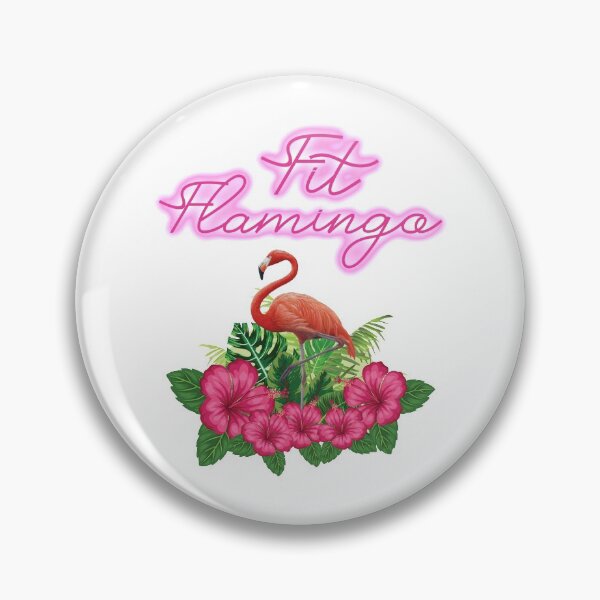 Item preview, Fit Flamingo Neon Tropical T shirt designed and sold by RT-art.