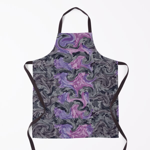 Item preview, Flowered Purple Grey Swirl Abstract Art Pattern Design designed and sold by Geo Artwork.