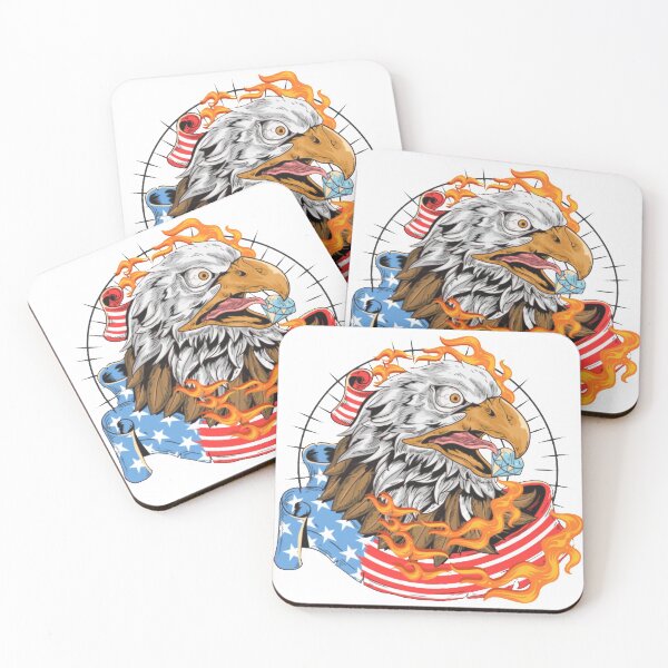 Item preview, eagle usa flag fire designed and sold by BreMar75.