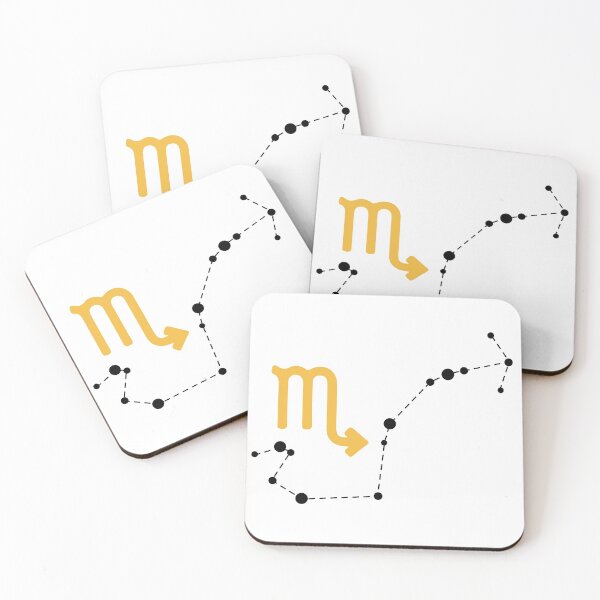 Item preview, Scorpio Zodiac Sign with Constellation (Black) designed and sold by Arianna Khalil.