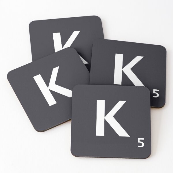 Item preview, Azulejo de Scrabble K designed and sold by CyberCult Store.