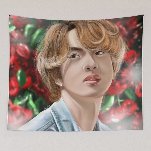 Item preview, Digital painting of Seokjin  designed and sold by MarmarArts.