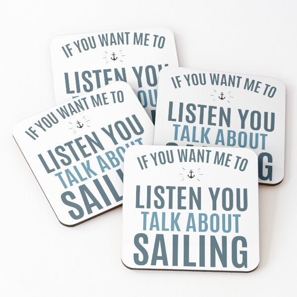 Item preview, Talk Only About Sailing - Sailing Lover Mindset designed and sold by Passion-For-Sea.