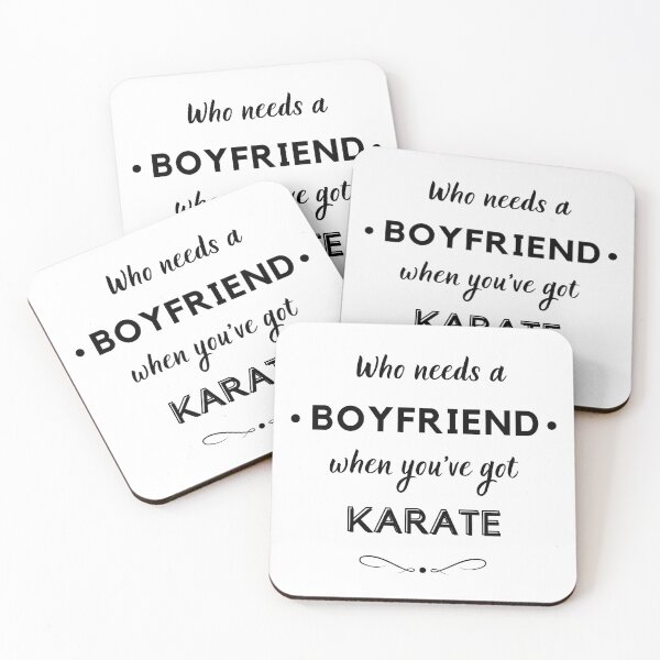 Item preview, Who needs a boyfriend when you've got karate? designed and sold by TheGreenGoat.