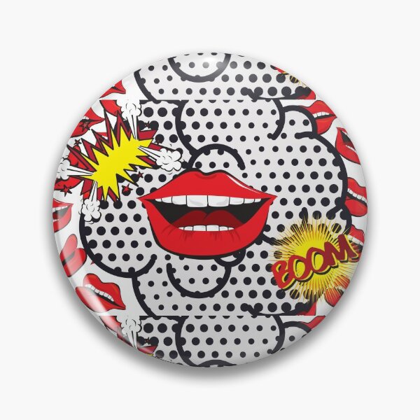 Item preview, BOOM Pop Art Lips designed and sold by OMdesign10.