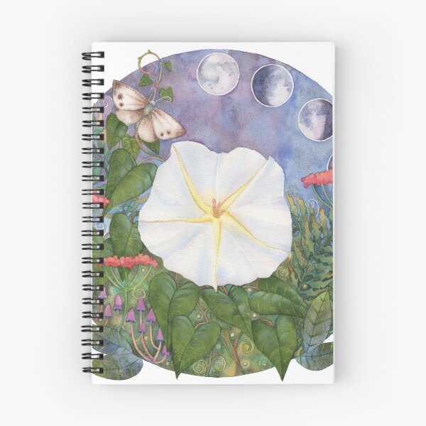 Item preview, Moonflower Garden Mandala designed and sold by MelanieAprilArt.