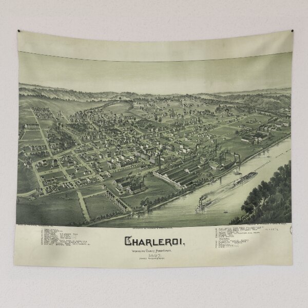 Item preview, Charleroi, Pennsylvania (1897) designed and sold by allhistory.