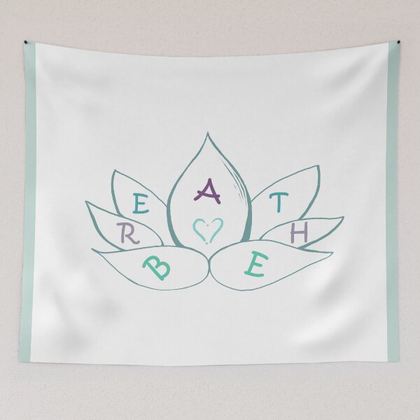 Item preview, Breathe Lotus designed and sold by zenflowcreative.