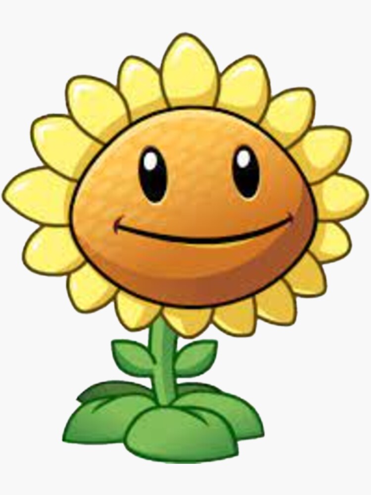 "Plants Versus Zombies 2 Sunflower" Sticker For Sale By Dank-Memes2020 ...