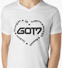GOT7 Heart Men's V-Neck T-Shirt