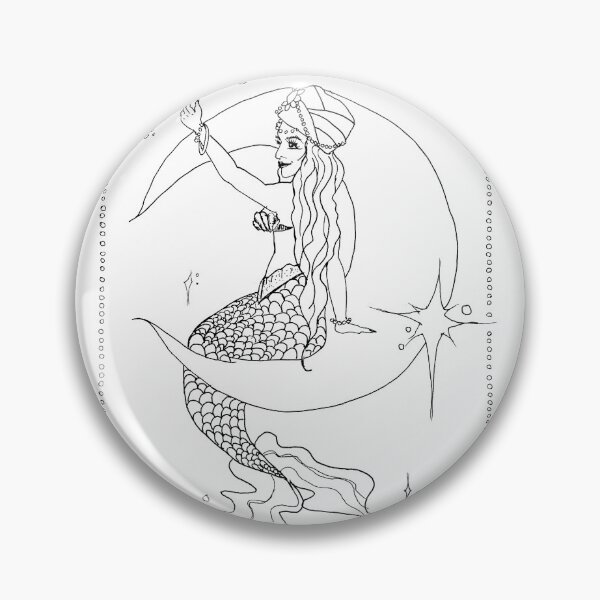 Item preview, Sirena on the Moon by Stephanie Cordova designed and sold by sirena505.