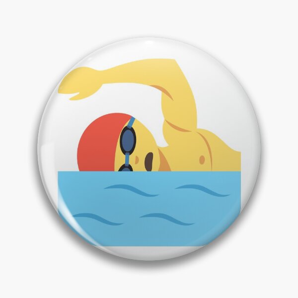 Item preview, Swimmer Emoji designed and sold by Swimerch.