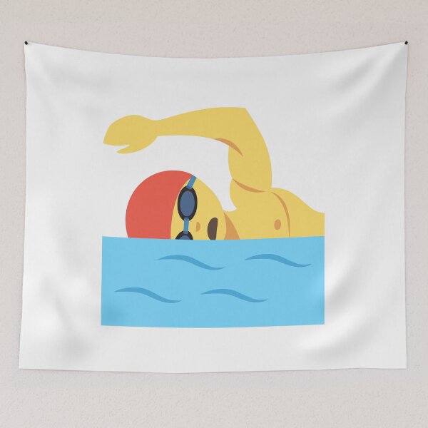 Item preview, Swimmer Emoji designed and sold by Swimerch.