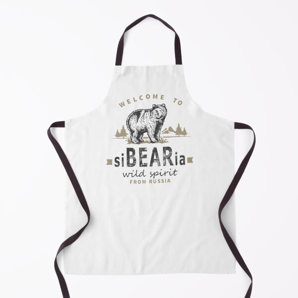 Item preview, Welcome to Siberia with bear from Russia, white edition 2 designed and sold by bye-then.