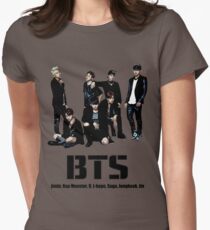 BTS Bangtan Boys Tailliertes T-Shirt für Frauen