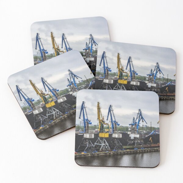 Item preview, Port cranes for coal loading designed and sold by lena-maximova.