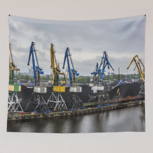 Item preview, Port cranes for coal loading designed and sold by lena-maximova.