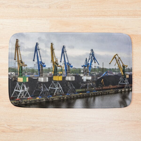 Item preview, Port cranes for coal loading designed and sold by lena-maximova.