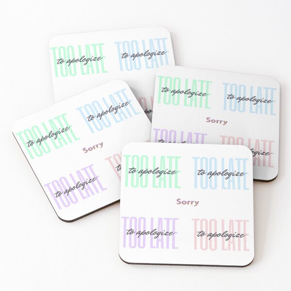 Item preview, Too Late To Apologize Sticker Pack designed and sold by StormyMuse.