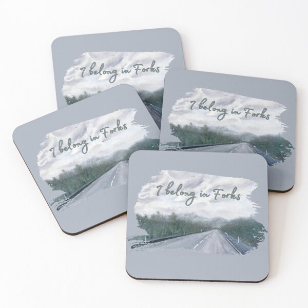 Item preview, I belong in Forks, Washington - Twilight designed and sold by SecretMeadow.