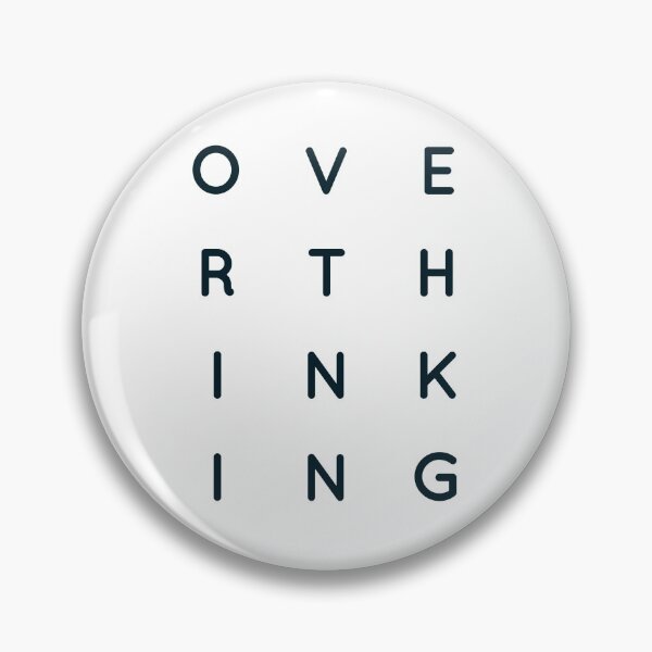 Item preview, Overthinking black and white designed and sold by Thought2reality.