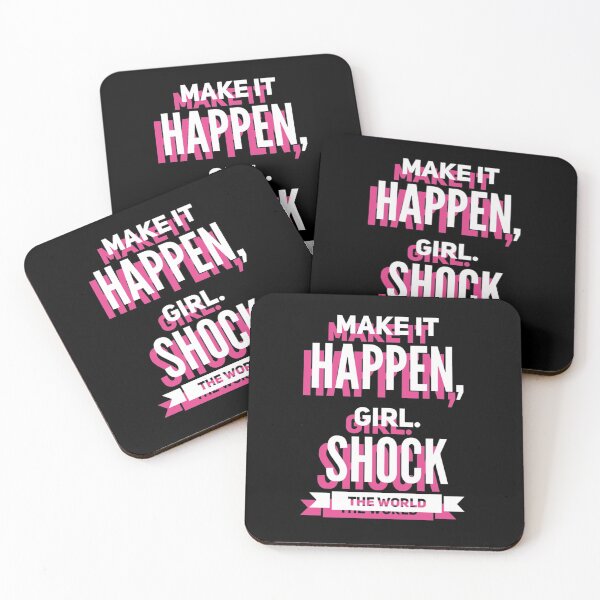 Item preview, Make it happen girl, shock the world designed and sold by MariiaCreation.