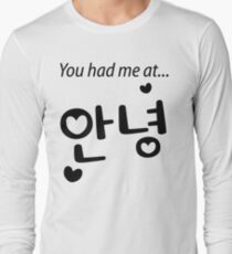 Tu m'as eu à Annyeong! T-shirt manches longues
