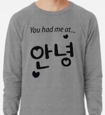 Du hattest mich in Annyeong! Leichter Pullover
