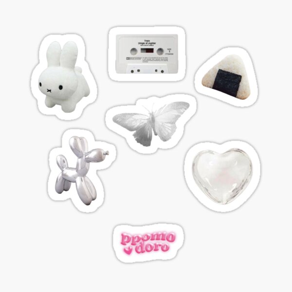 WHITE STICKER PACK! Sticker